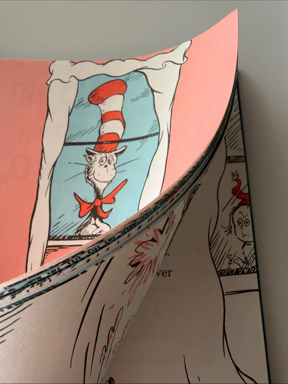 Dr. Seuss Cat in the Hat Comes Back - Teal, Red, White - Picture 7 of 8